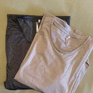 Banana Republic Metallic Gray Top